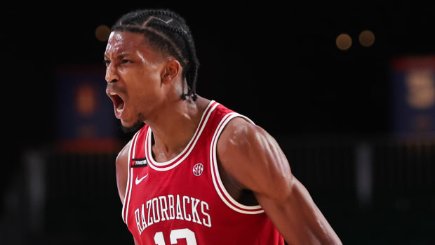 Razorbacks' Tramon Mark against North Carolina
